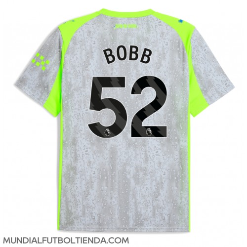 Camiseta Manchester City Oscar Bobb #52 Tercera Equipación Replica 2025-26 mangas cortas